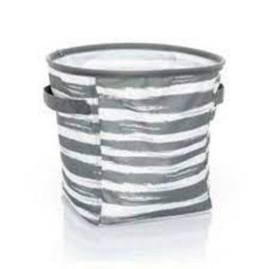 Thirty-one - Mini Storage Bin - Grey Brush Strokes - NIB